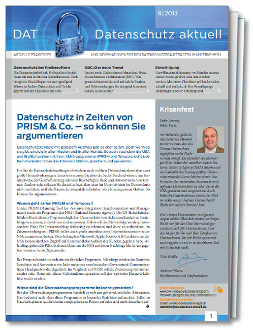 Datenschutz aktuell