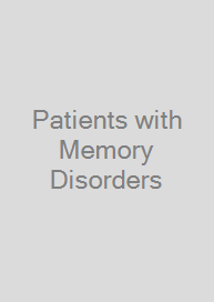 Cover Patients with Memory Disorders