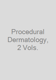 Cover Procedural Dermatology, 2 Vols.