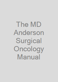 Cover The MD Anderson Surgical Oncology Manual
