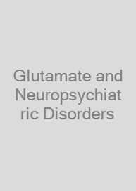 Cover Glutamate and Neuropsychiatric Disorders