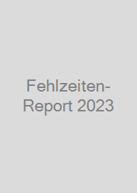 Cover Fehlzeiten-Report 2023