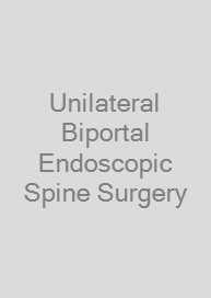 Cover Unilateral Biportal Endoscopic Spine Surgery