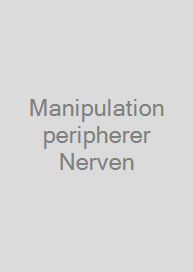 Cover Manipulation peripherer Nerven