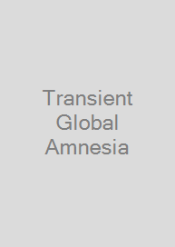Cover Transient Global Amnesia