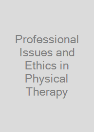 Cover Professional Issues and Ethics in Physical Therapy