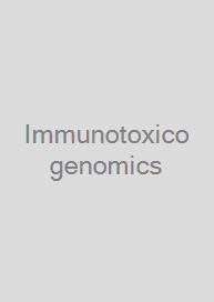 Cover Immunotoxicogenomics