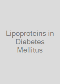Lipoproteins in Diabetes Mellitus
