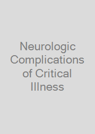 Cover Neurologic Complications of Critical Illness