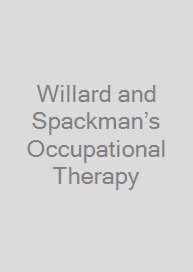 Cover Willard and Spackman’s Occupational Therapy