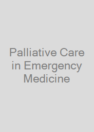 Cover Palliative Care in Emergency Medicine