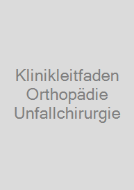 Cover Klinikleitfaden Orthopädie Unfallchirurgie