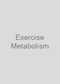 Cover Exercise Metabolism