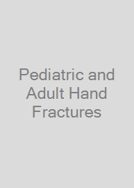 Cover Pediatric and Adult Hand Fractures