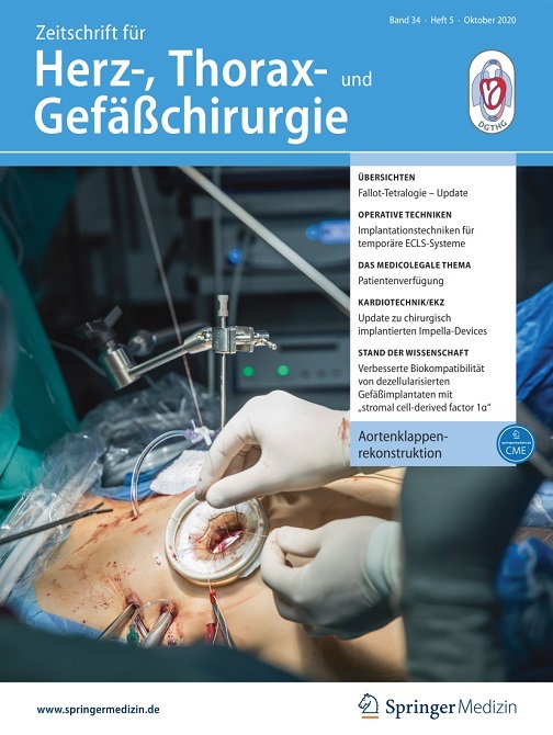 Zeitschrift für Herz-, Thorax- und Gefäßchirurgie