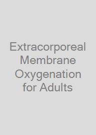 Cover Extracorporeal Membrane Oxygenation for Adults