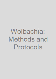 Cover Wolbachia: Methods and Protocols