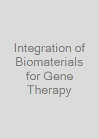 Cover Integration of Biomaterials for Gene Therapy
