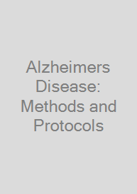 Cover Alzheimers Disease: Methods and Protocols