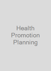 Cover Health Promotion Planning
