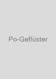 Cover Po-Geflüster