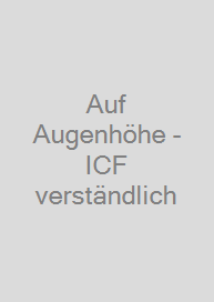 Cover Auf Augenhöhe - ICF verständlich