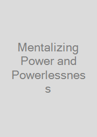Cover Mentalizing Power and Powerlessness