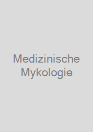Cover Medizinische Mykologie