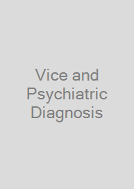 Cover Vice and Psychiatric Diagnosis