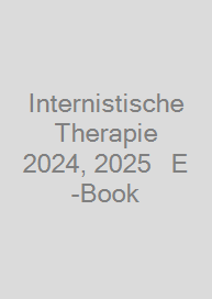 Internistische Therapie 2024, 2025 + E-Book