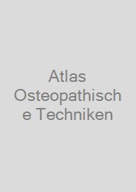 Cover Atlas Osteopathische Techniken