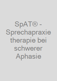 Cover SpAT® - Sprechapraxietherapie bei schwerer Aphasie
