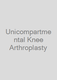 Cover Unicompartmental Knee Arthroplasty