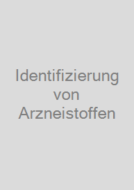 Cover Identifizierung von Arzneistoffen