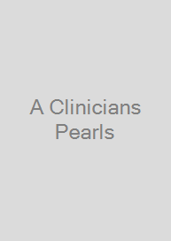 Cover A Clinicians Pearls & Myths in Rheumatology