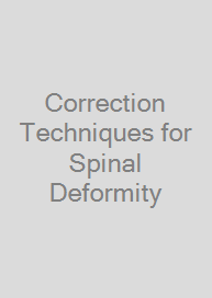 Cover Correction Techniques for Spinal Deformity
