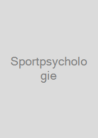 Cover Sportpsychologie