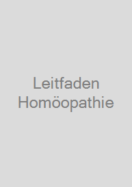 Cover Leitfaden Homöopathie
