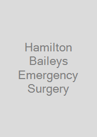 Hamilton Baileys Emergency Surgery