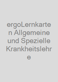 Cover ergoLernkarten Allgemeine und Spezielle Krankheitslehre