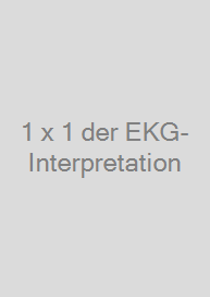 Cover 1 x 1 der EKG-Interpretation