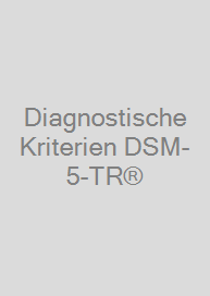 Cover Diagnostische Kriterien DSM-5-TR®