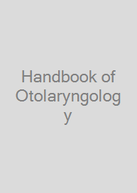 Cover Handbook of Otolaryngology