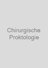 Cover Chirurgische Proktologie