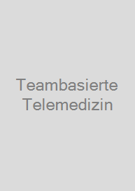 Cover Teambasierte Telemedizin