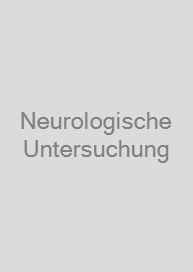 Cover Neurologische Untersuchung