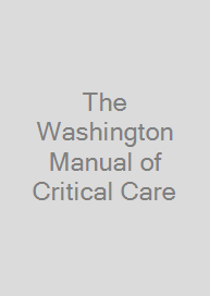 Cover The Washington Manual of Critical Care