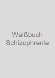 Cover Weißbuch Schizophrenie