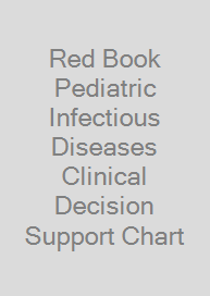 Red Book Pediatric Infectious Diseases Clinical Decision Support Chart