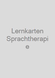 Lernkarten Sprachtherapie